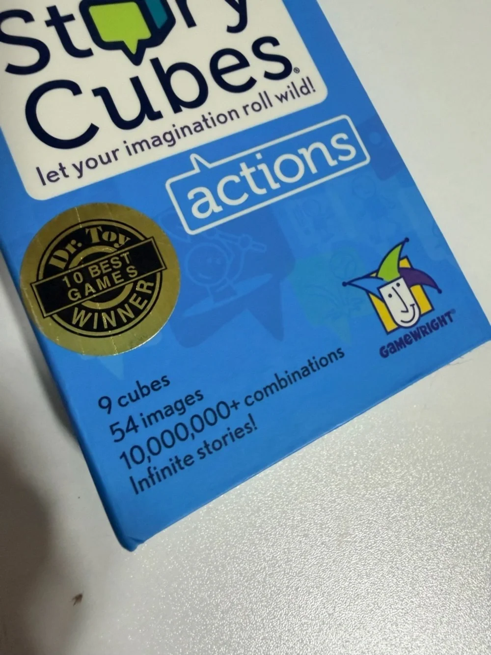 Rory's Story Cubes Actions - Blue Creative Story Starter Game